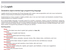 Tablet Screenshot of logtalk.org